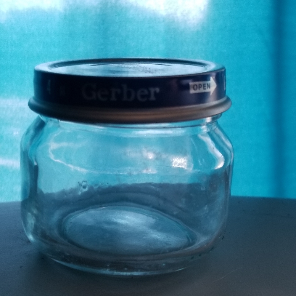 25 Empty Baby Food Jars with Lids, 2.5 oz. Beech Nut or Gerber, Small Jars